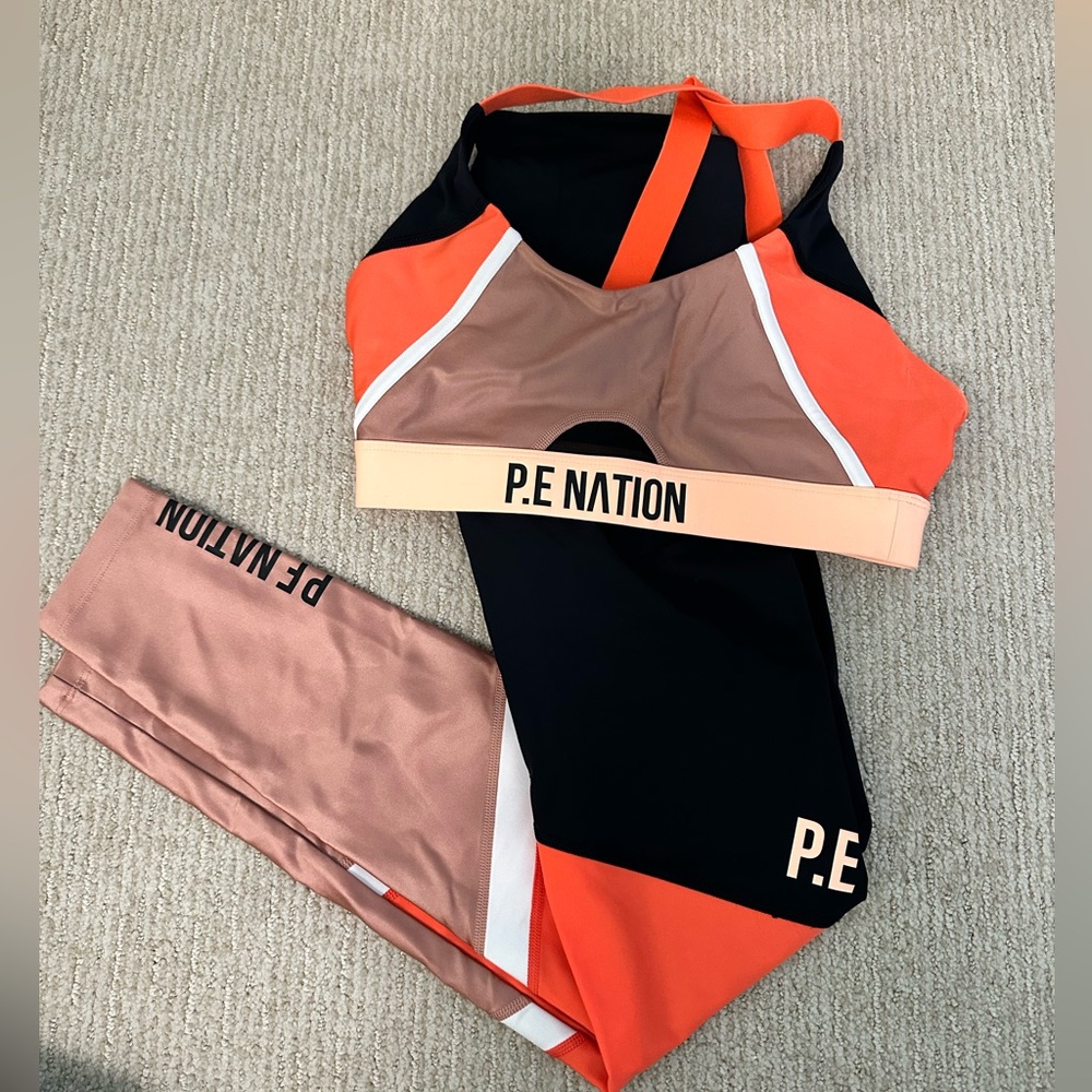 P.E NATION Leggings and Sports Bra Set